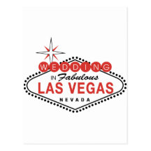 Las Vegas fabuleux épousant le modèle personnalisa Cartes Postales