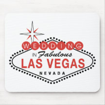Las Vegas fabuleux épousant le modèle personnalisa Tapis De Souris