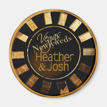 Las Vegas Heather et faveur d'aimant de puce de ca
