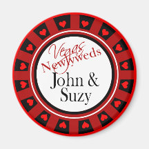 Las Vegas John et faveur d'aimant de puce de casin