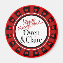 Las Vegas Owen et faveur d'aimant de puce de casin