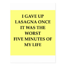 LASAGNA.jpg Carte Postale