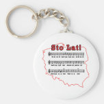 Lat de Sto ! Carte polonaise de chanson Porte-clef