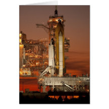 L'Atlantide attendant la mission dans l'espace Cartes De Vœux
