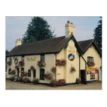 L'auberge de cygne, vert de cygne, Lyndhurst, Hamp Carte Postale