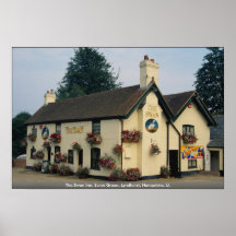 L'auberge de cygne, vert de cygne, Lyndhurst, Hamp Affiches