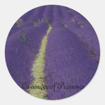 Lavendel van de Provence Ronde Sticker