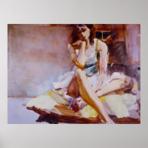 Lavinia sur un coussin posters