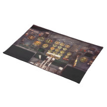 L'avion - habitacle - les contrôles sont placés set de table