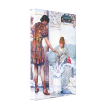 Lawrence Alma-Tadema - une salutation tranquille Impressions Sur Toile