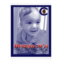 Le B-Jour de Grayson Invitations Personnalisées