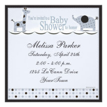 Le baby shower dans le bleu avec Poka pointille l'