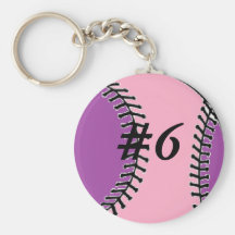 Le base-ball Keychain de la maman Porte-clefs