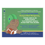 Le bébé du football folâtre le baby shower de thèm invitations