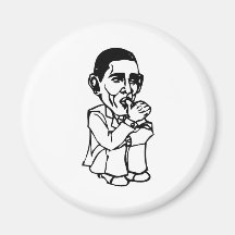 Le bébé Obama veut sa bouteille Magnets Pour Réfrigérateur