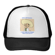 le besoin d'acte de naissance de stinkin d'obama casquette