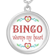 Le BINGO-TEST chauffe mon coeur Pendentif