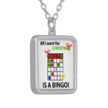 Le BINGO-TEST I veulent un bingo-test pour Noël Pendentif