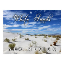 Le blanc ponce le monument national, Nouveau Mexiq Carte Postale