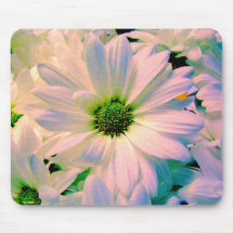 Le bleu de marguerite arrose tapis de souris