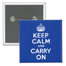 Le bleu gardent le calme et continuent pin's avec agrafe