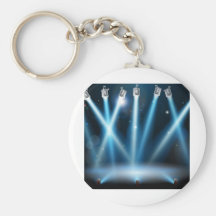Le bleu met en lumière l'arrière - plan porte-clefs