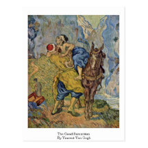 Le bon Samaritain par Vincent van Gogh Carte Postale