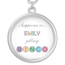 Le bonheur est Emily hurlant le BINGO-TEST Bijouterie Personnalisée