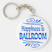 Le bonheur est SALLE DE BAL Porte-clé