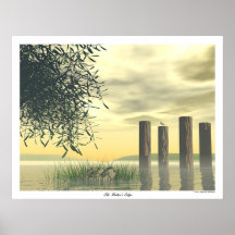 Le bord de l'eau posters