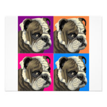Le bouledogue américain fait le pastel faire-part personnalisables