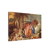Le bourdon de Sebastien - Bacchus et Ceres Toiles Tendues Sur Châssis