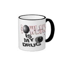 LE BOWLING EST MA DROGUE ! MUG À CAFÉ