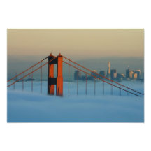 Le brouillard roule par San Francisco Bay Photographies D’art