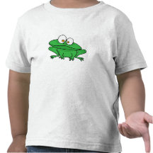 Le BZ T-shirt drôle de bande dessinée de grenouill