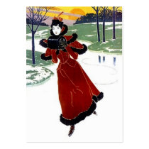 Le cadeau victorien de style étiquette le réchauff