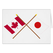 Le Canada et les drapeaux croisés par Japon