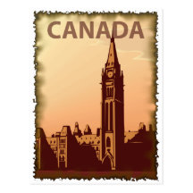 Le Canada vintage Carte Postale