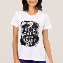 Le cancer de l'os gardent le calme et continuent à t-shirts