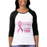 Le cancer du sein I portent fièrement le rose 1 t-shirts