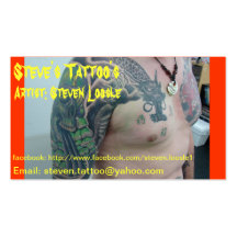 Le carte de visite du tatouage de Steve