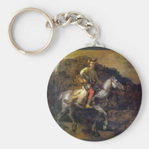 Le cavalier polonais par Rembrandt Harmenszoon van Porte-clé