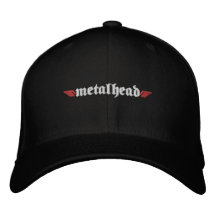 Le chapeau principal w/Skull en métal soutiennent  Casquette De Baseball