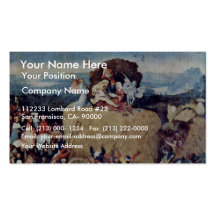 Le chariot de foin., par Hieronymus Bosch (la meil Modèle De Carte De Visite