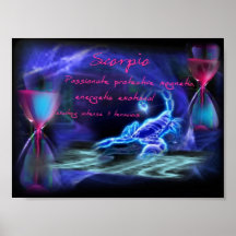 le charme du Scorpion Posters
