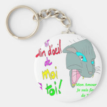 LE CHAT FOU DE TOI 1.PNG PORTE-CLEF