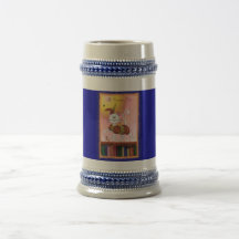 Le chat insouciant tasse à café