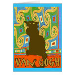 Le chat perdu de Van Gogh Carte De Vœux