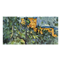 Le Château Noir par Paul Cézanne (la meilleure qua Cartes De Vœux Avec Photo