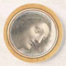 Le chiffre femelle de Léonard de Vinci dessinant C Dessous De Verres